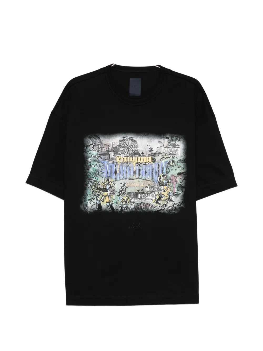 Juun.J graphic T-shirt - Nero