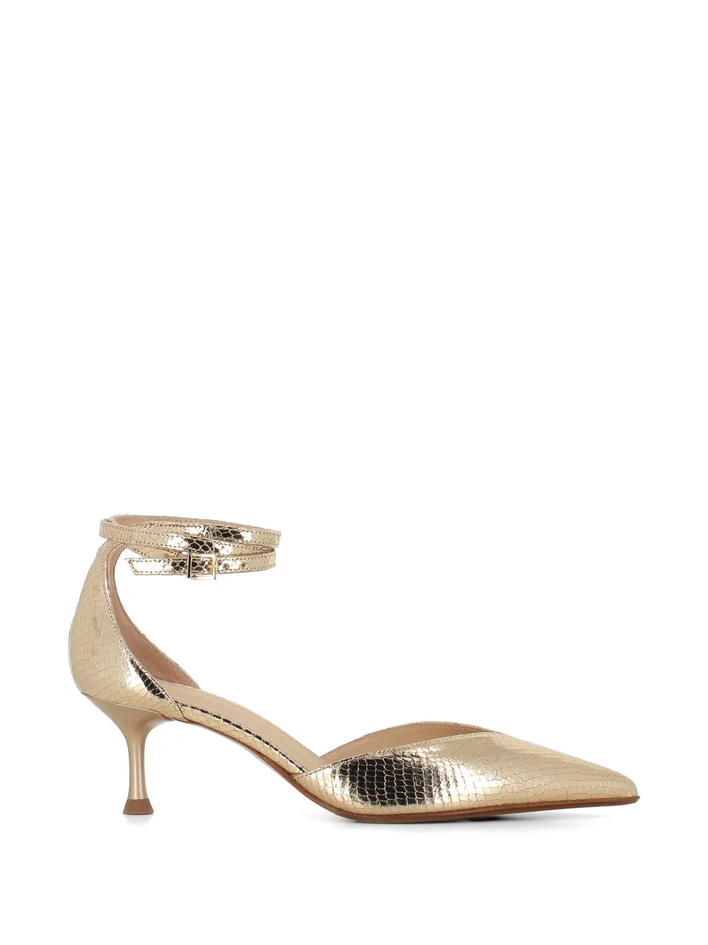 Sergio Levantesi Camelia pumps met puntige neus Goud