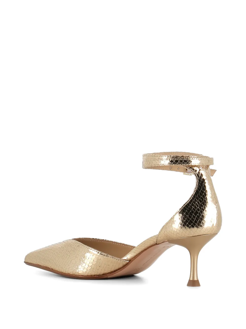 Sergio Levantesi Camelia pumps met puntige neus Goud