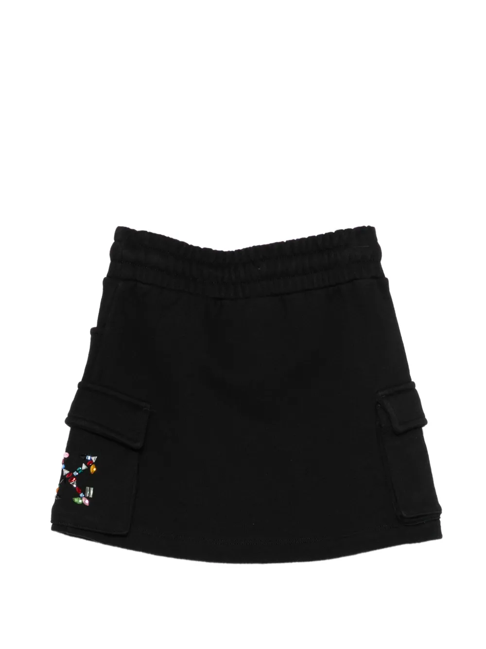 Off-White Kids Rok met trekkoord Zwart