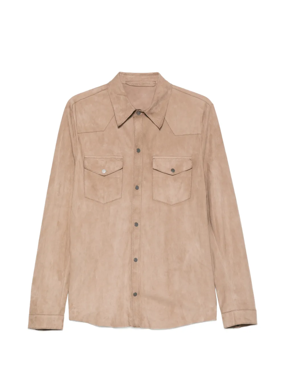 Salvatore Santoro flap-pocket shirt - Toni neutri