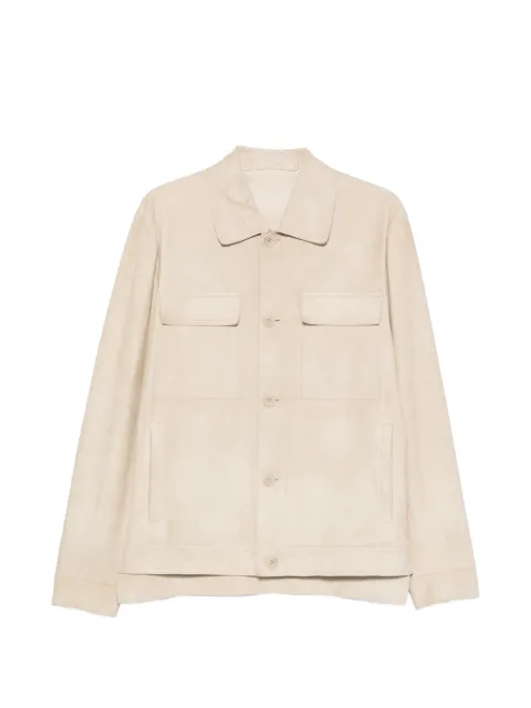 Salvatore Santoro suede shirt