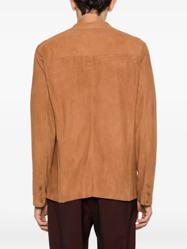 Salvatore Santoro button-fastening Jacket | Brown | FARFETCH