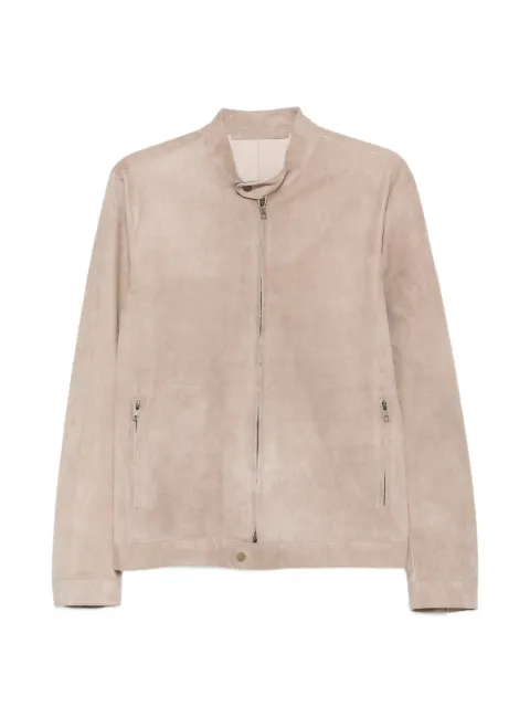 Salvatore Santoro zip-up suede jacket