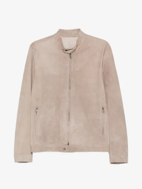 Salvatore Santoro zip-up suede jacket