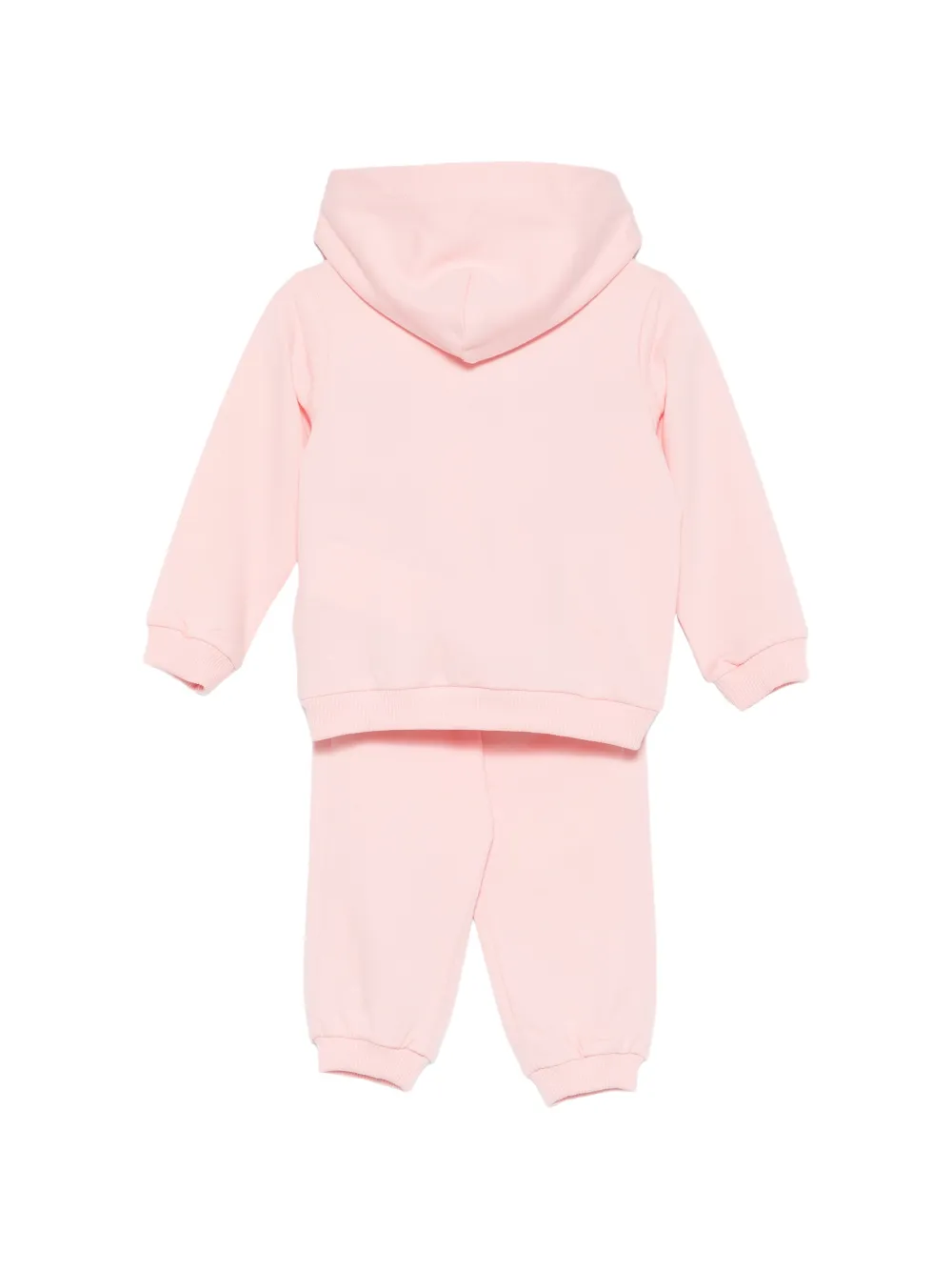Moschino Kids Trainingspak met capuchon en grafische print Roze