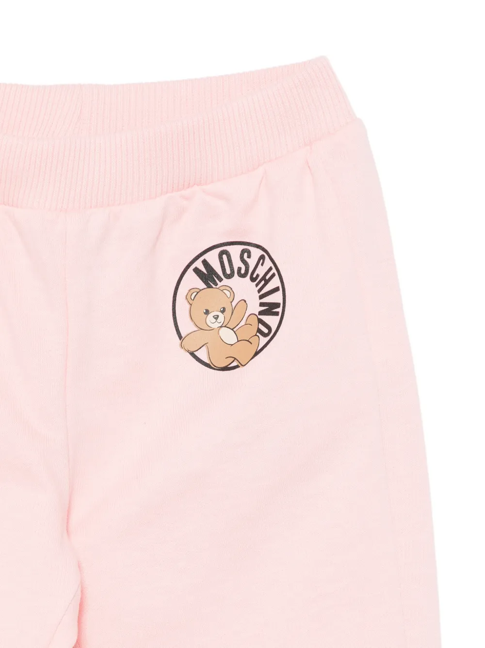 Moschino Kids Trainingspak met capuchon en grafische print Roze