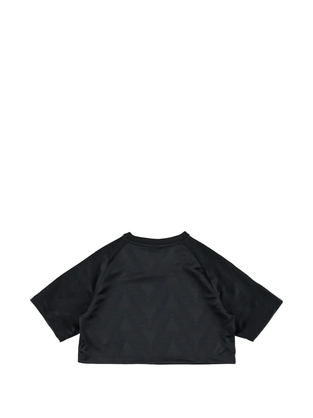  Adidas Kids Three-stripe Cropped T-shirt - Black 