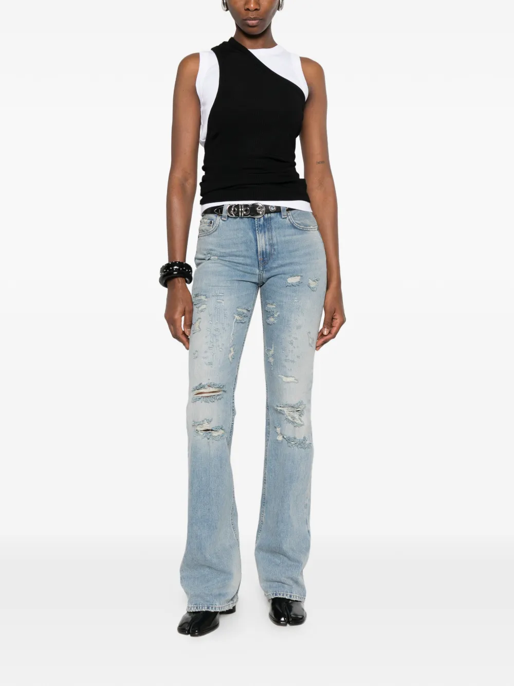 Flora Broken Celestial Ripped Jeans