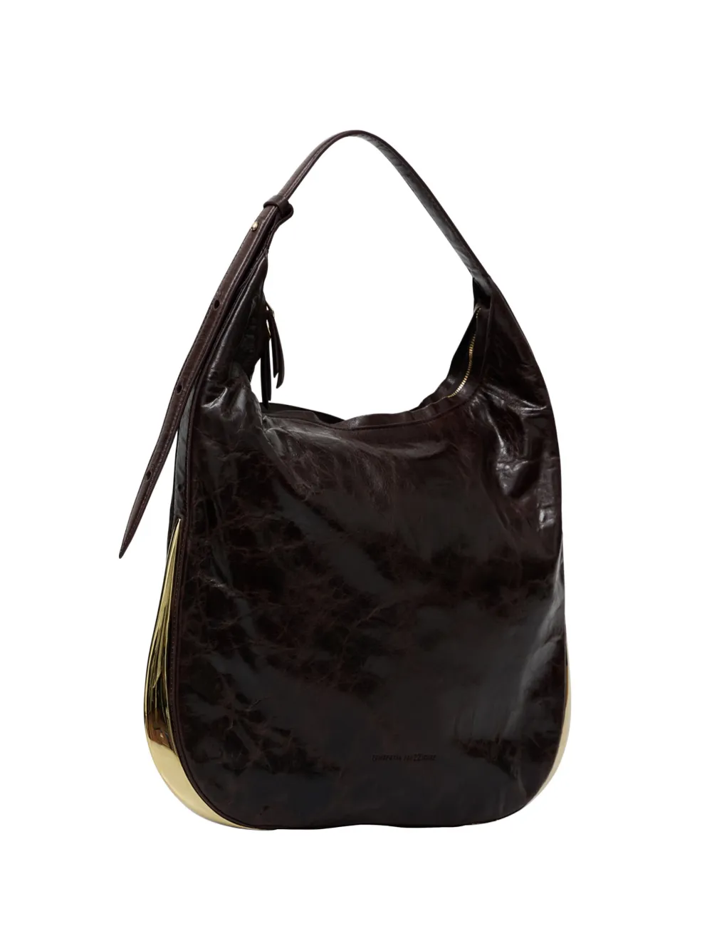 Benedetta Bruzziches Leather Shoulder Bag In Brown
