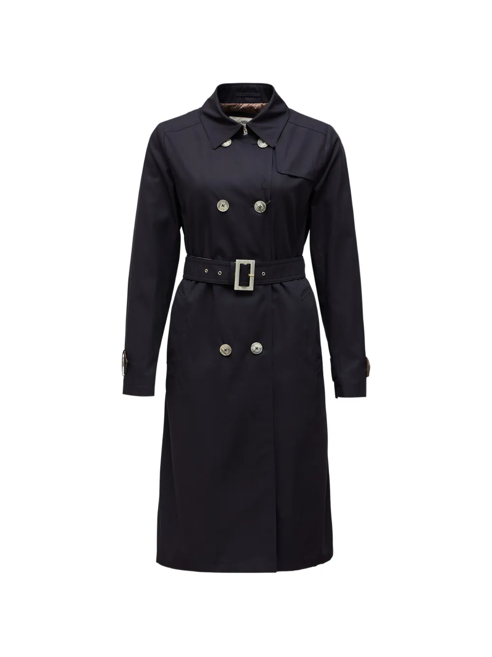Herno double-breasted belted coat - Blu