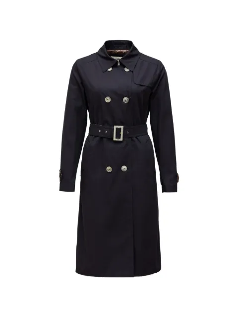 Herno double-breasted belted coat
