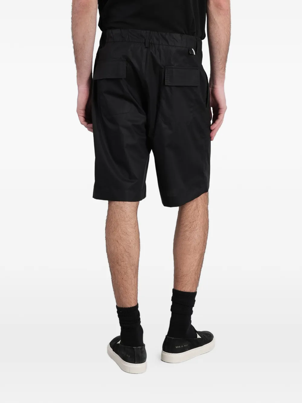 Low Brand Shorts met elastische tailleband Zwart