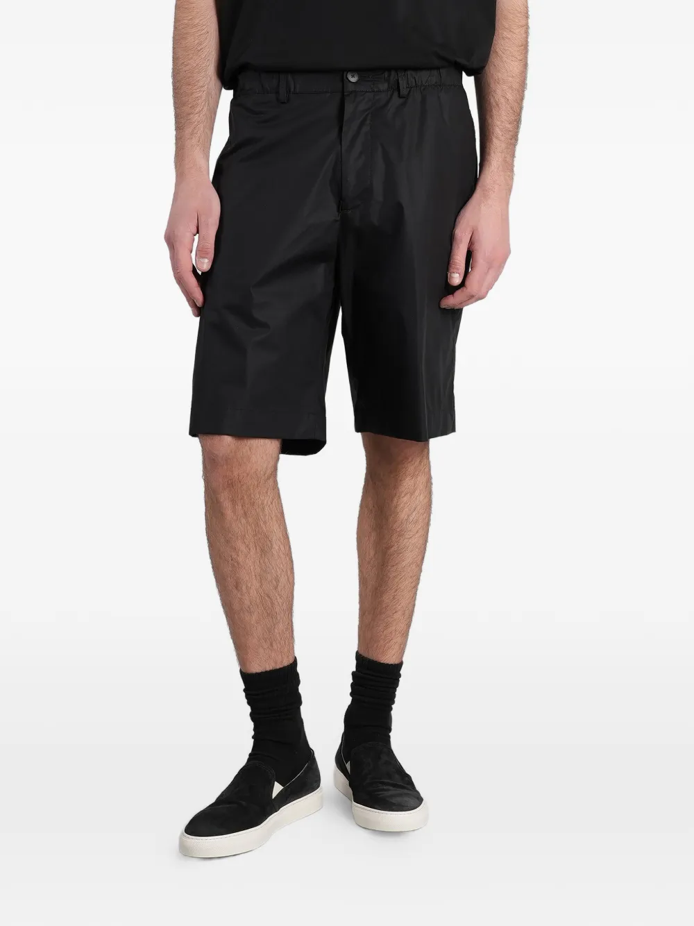 Low Brand elasticated-waistband shorts - Nero