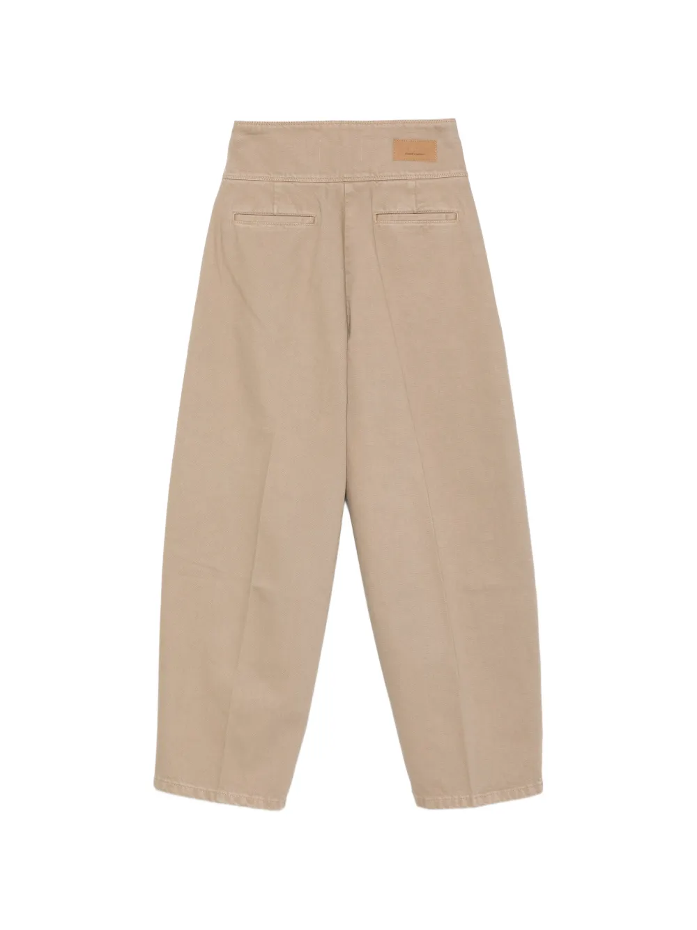 AMI Paris Wikkelbroek met ceintuur Beige