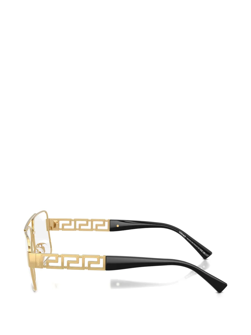 Versace Eyewear Greca zonnebril met piloten montuur Goud
