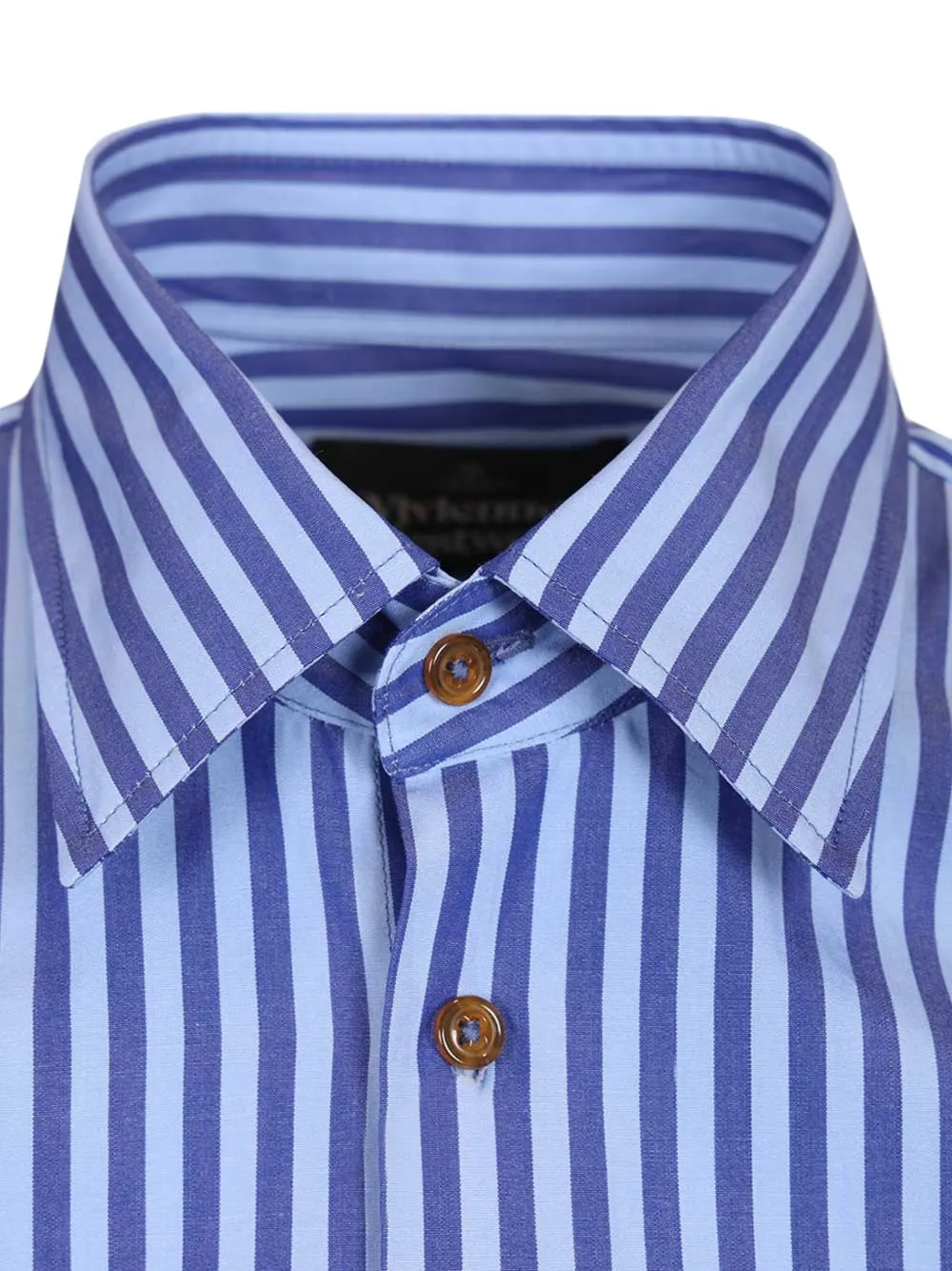 Vivienne Westwood Gestreept overhemd Blauw