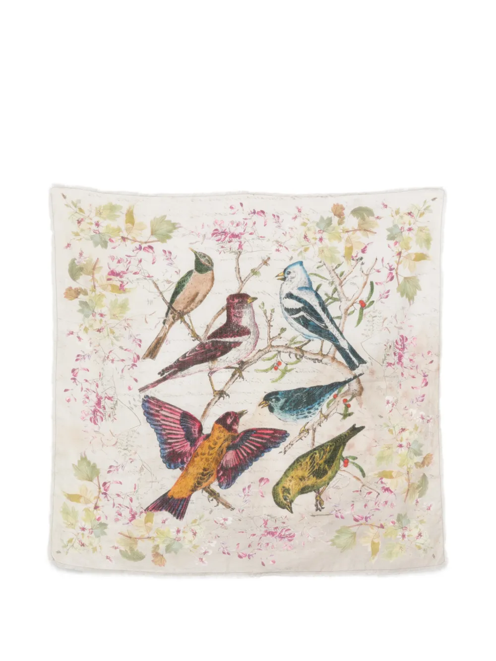 Faliero Sarti Primavera floral scarf - Toni neutri