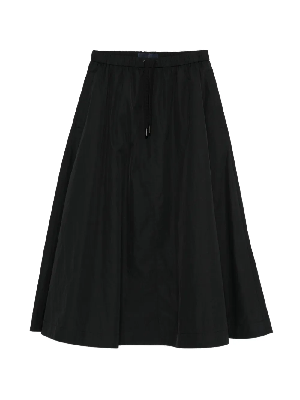 Juun.J drawstring midi skirt - Nero