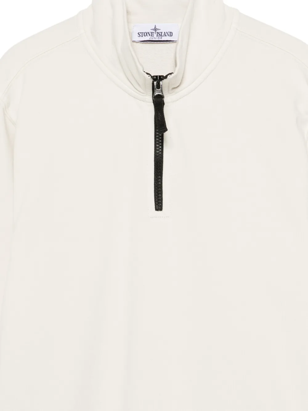 Stone Island Junior Sweater met rits Beige