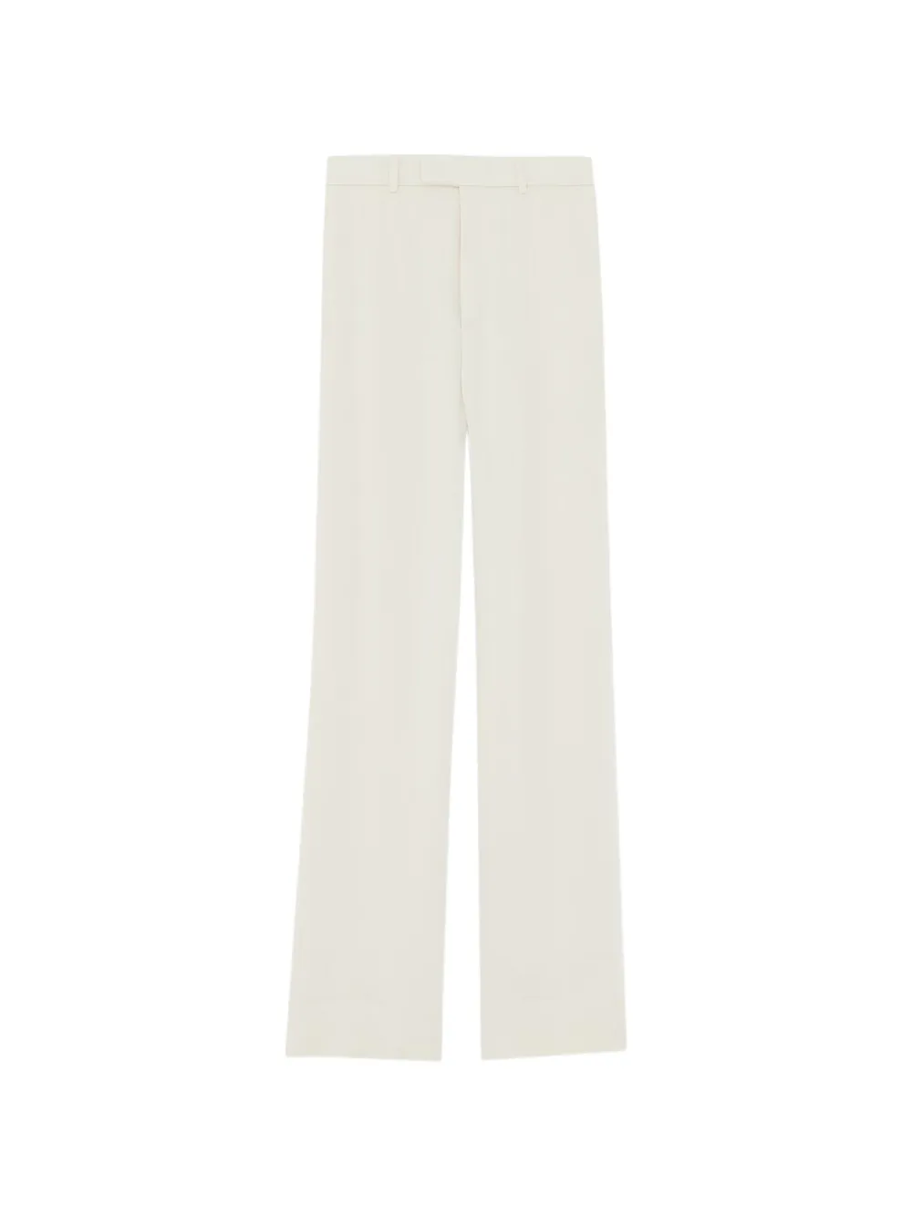 Saint Laurent High-Waist-Hose in Satinoptik - Light and natural