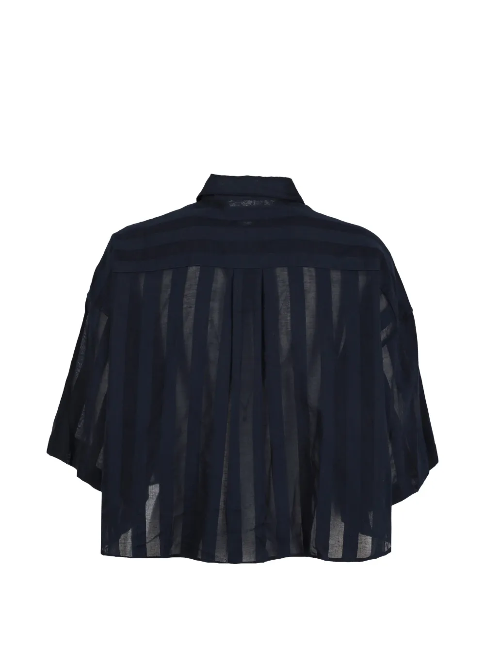  Romeo Gigli Striped-pattern Buttoned Shirt - Blue 