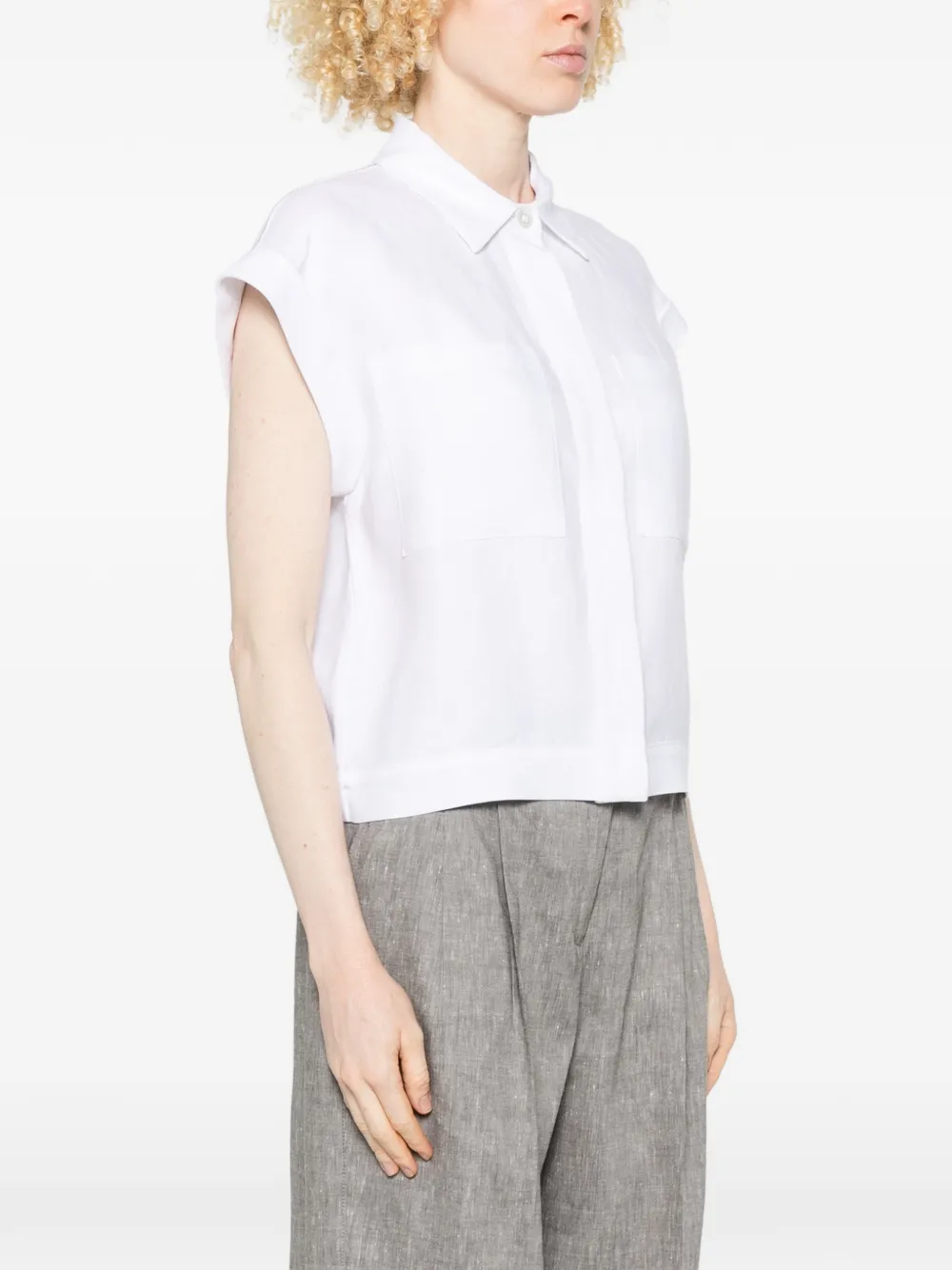  Peserico Patch-pocket Shirt - White 