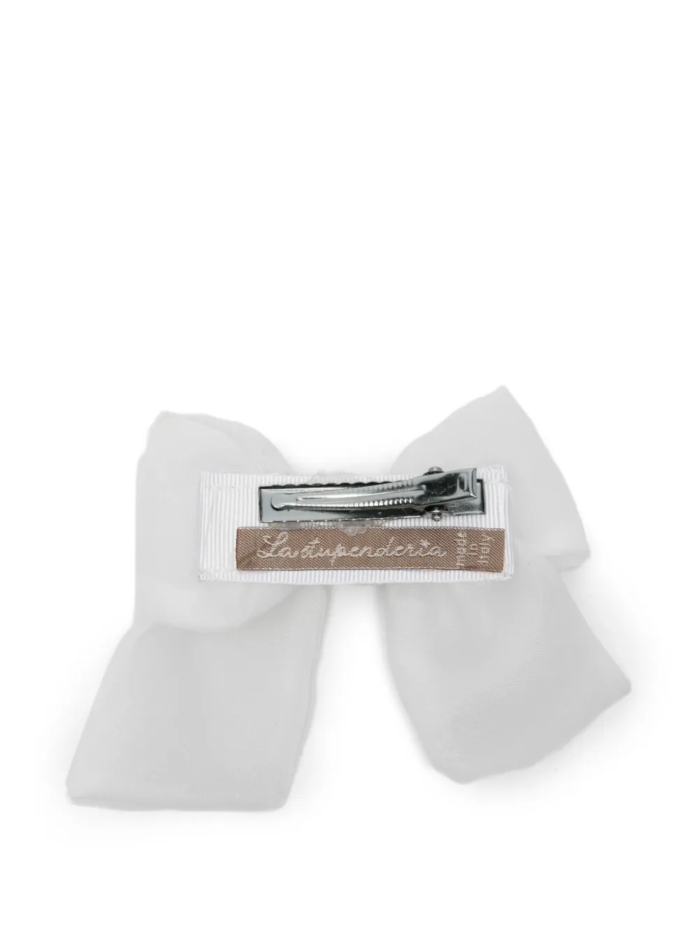  La Stupenderia Bow Hair Clip - White 