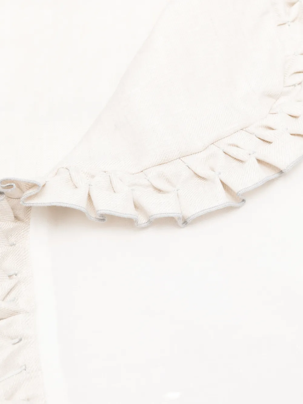 La Stupenderia Ruffled Blanket - Neutrals 
