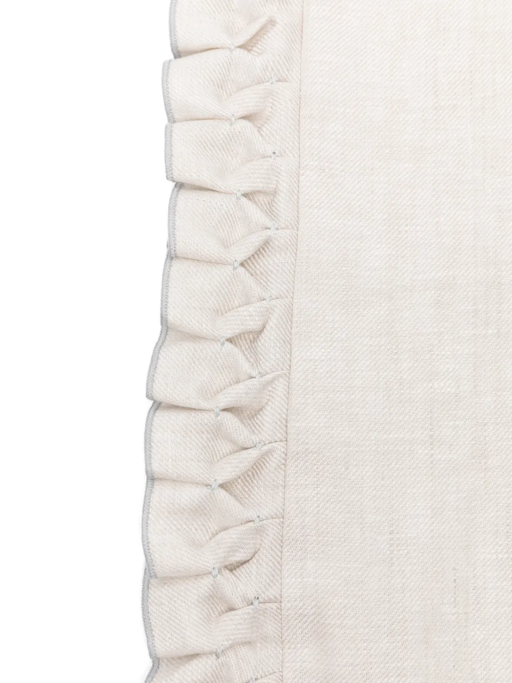  La Stupenderia Ruffled Blanket - Neutrals 