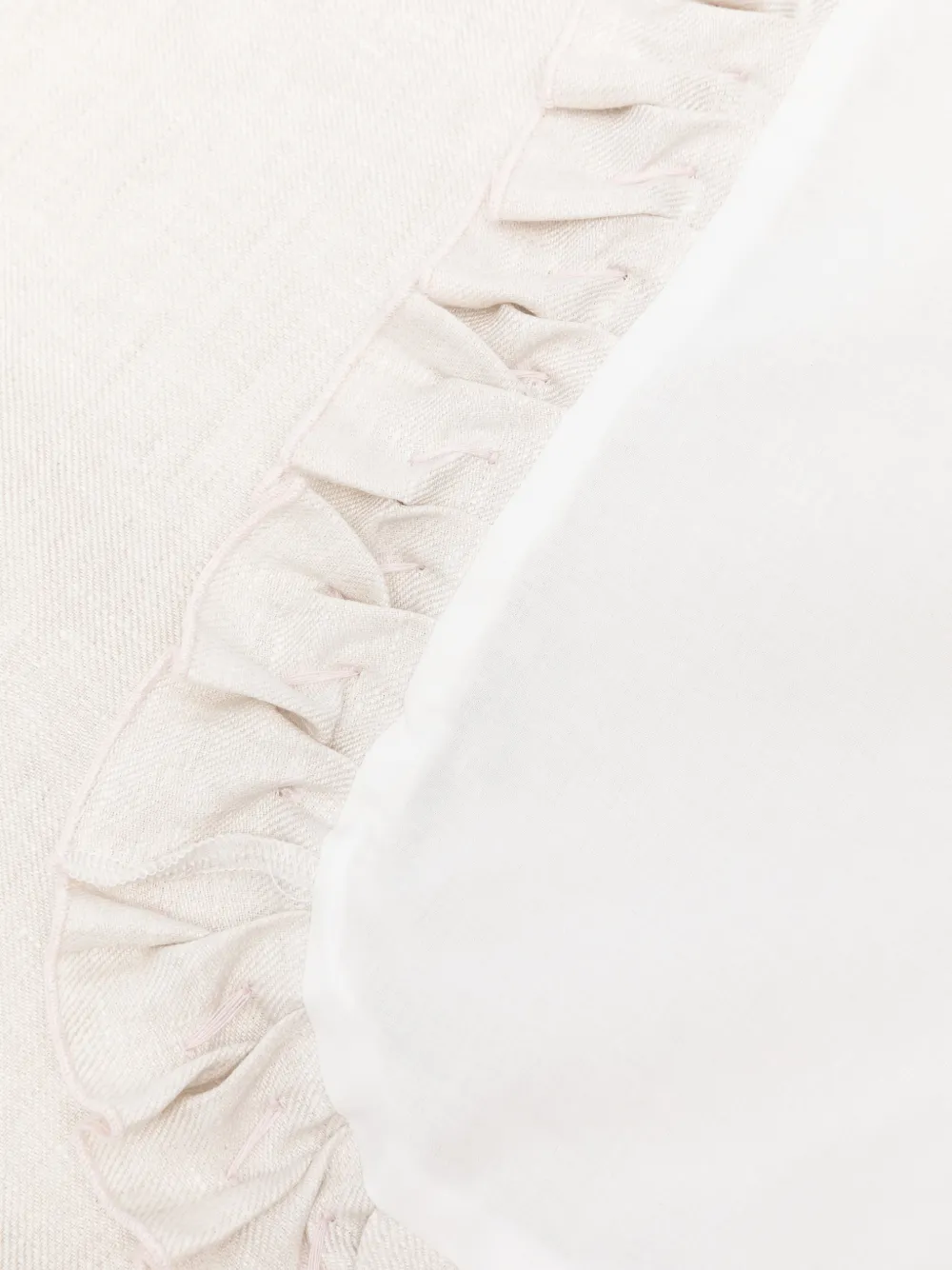  La Stupenderia Ruffled Blanket - Neutrals 
