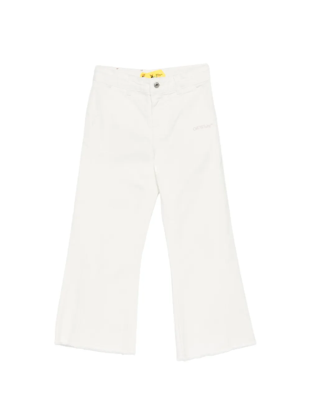 Off-White Kids belt-loop pocket trousers - Bianco