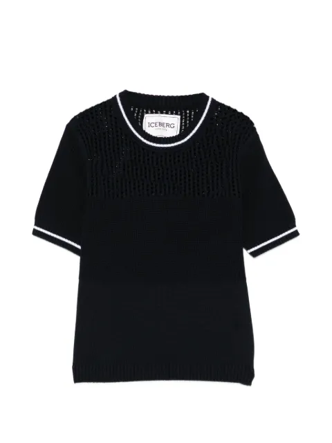 Iceberg open-knit T-shirt