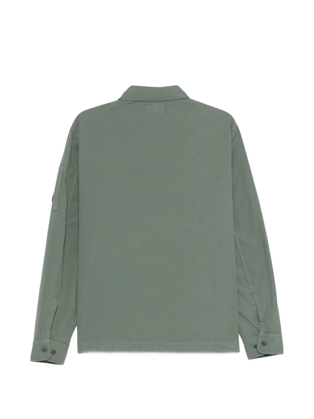 C.P. Company Shirtjack met zak en knopen Groen