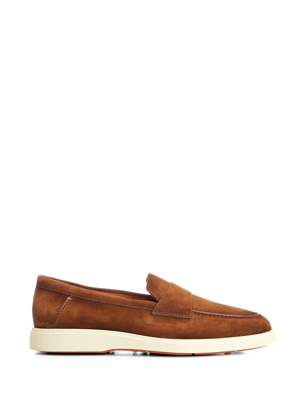 Santoni Revolve suede loafers - Marrone