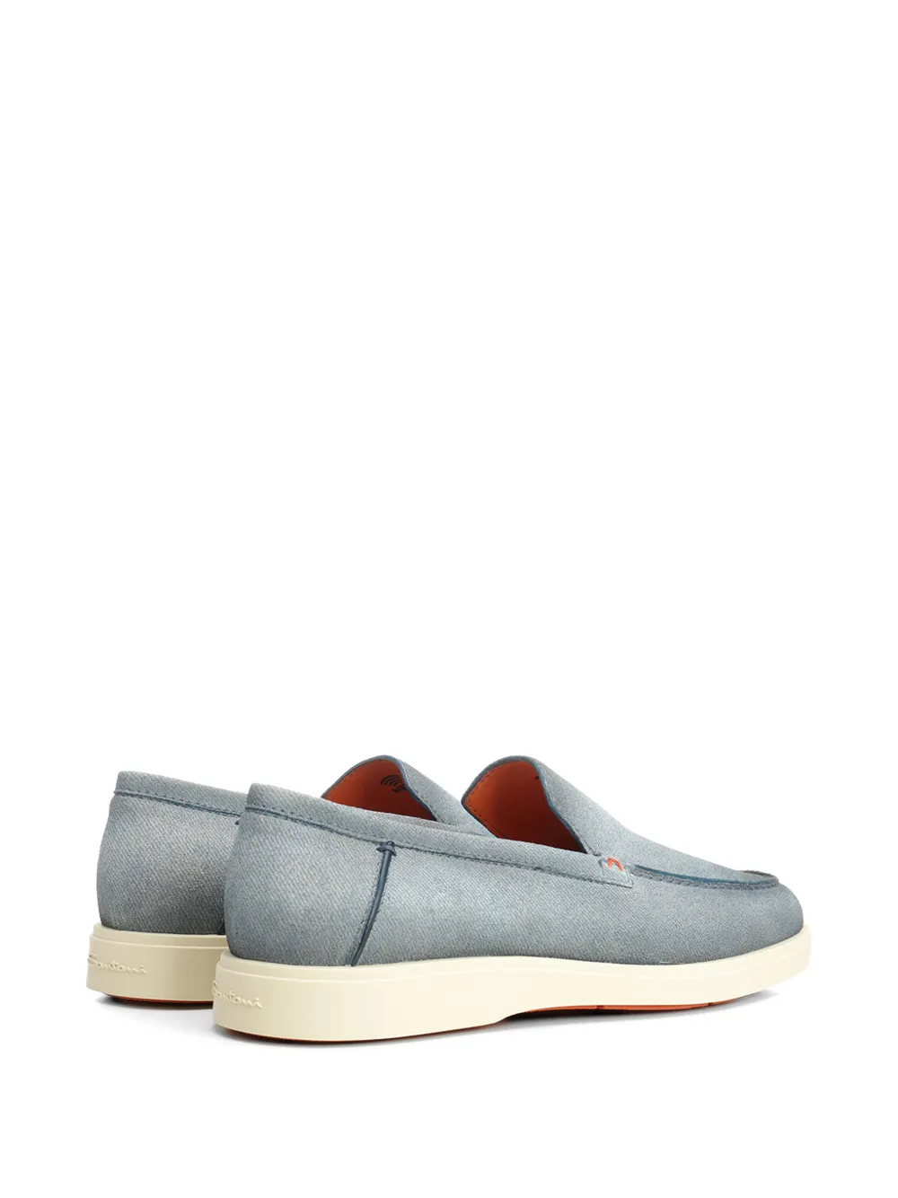 Santoni Loafers met gestikt detail Blauw