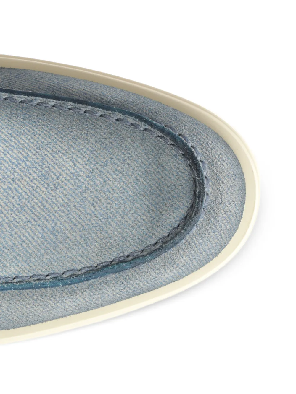 Santoni Loafers met gestikt detail Blauw