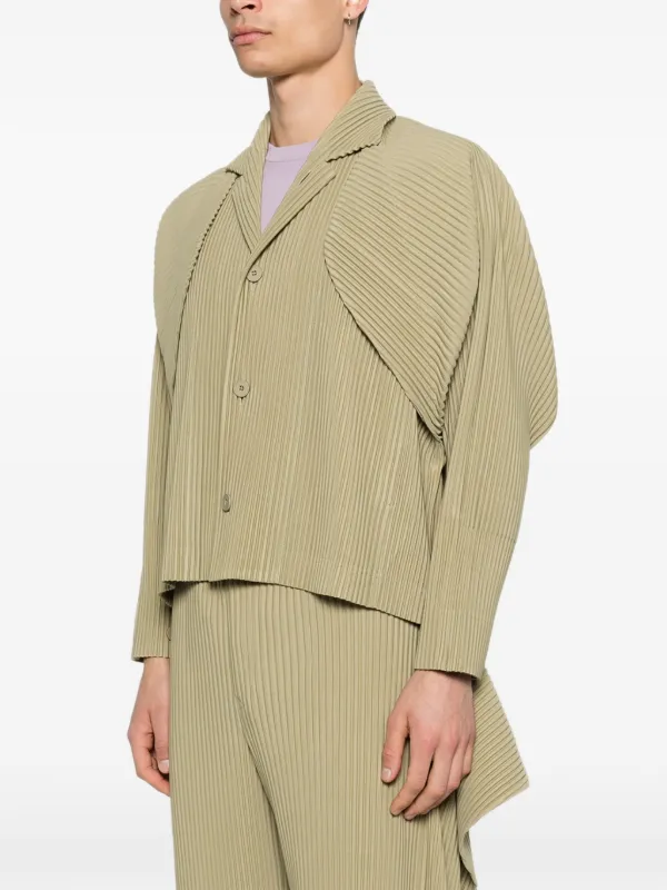 Homme Plissé Issey Miyake レイヤード ジャケット | ニュートラル