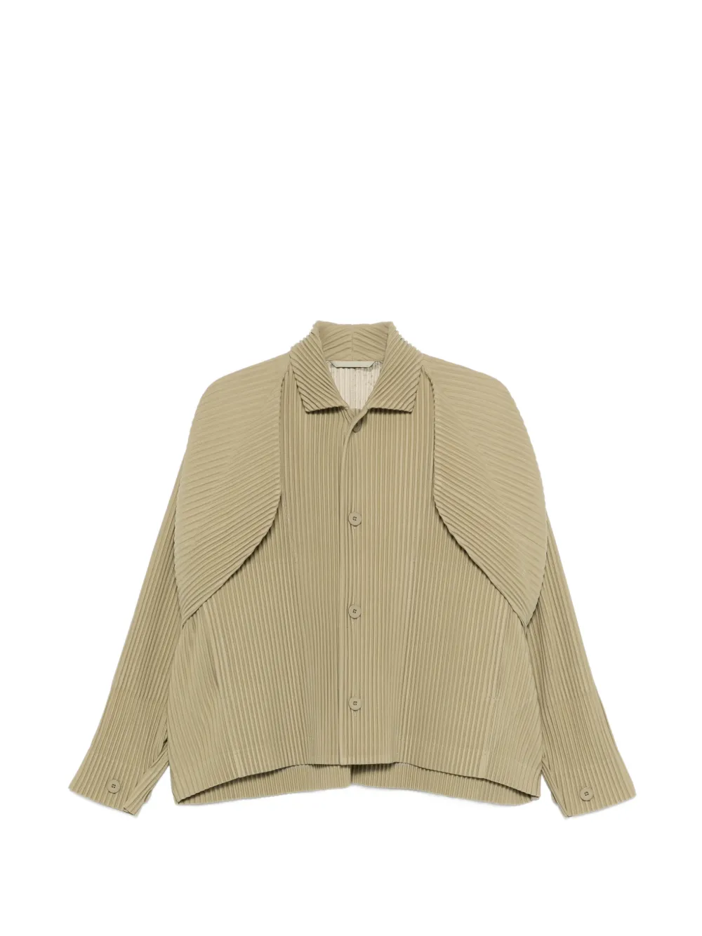 Homme Plissé Issey Miyake pleated layered jacket - Toni neutri