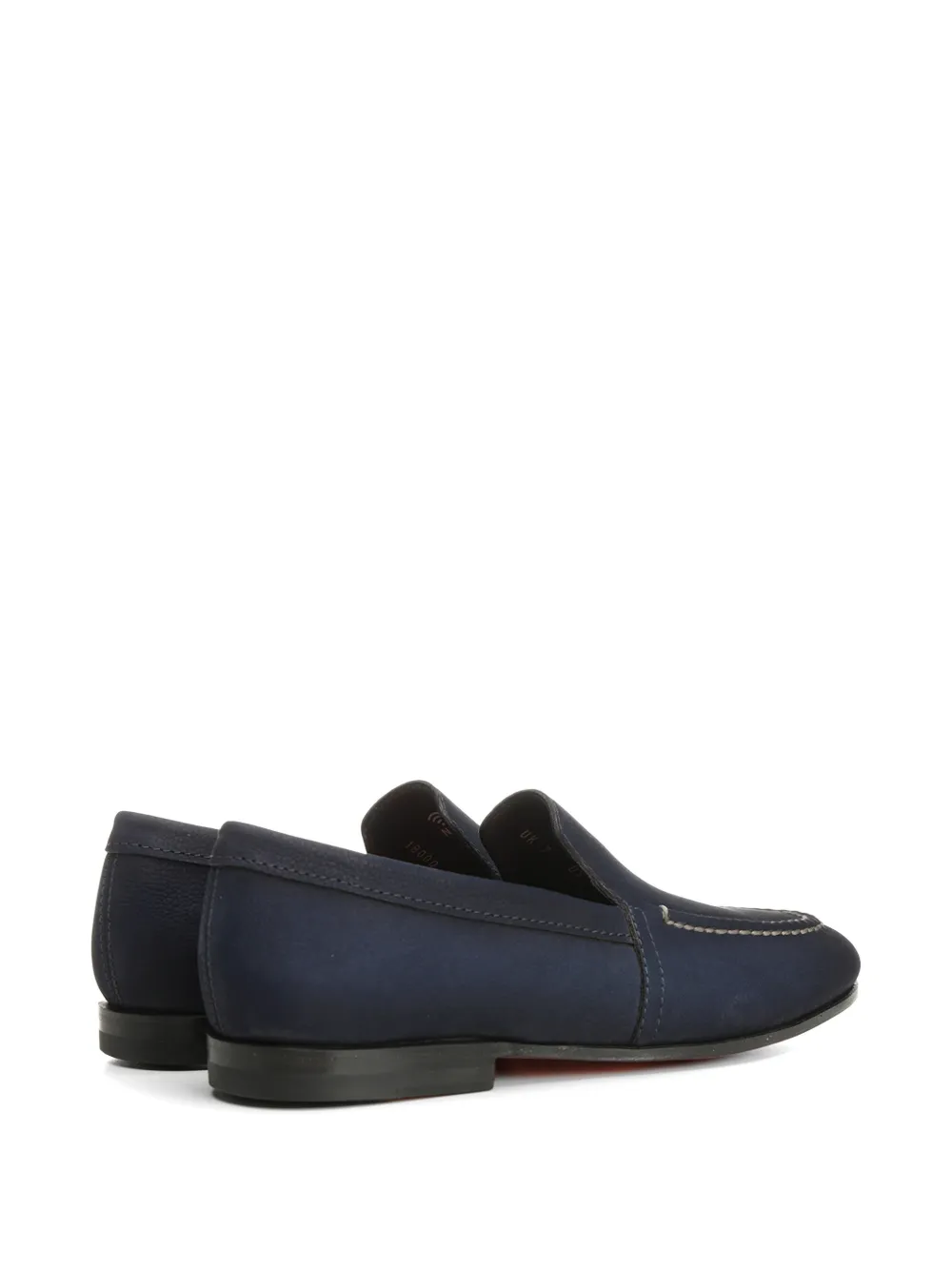 Santoni Malibu suède loafers Blauw