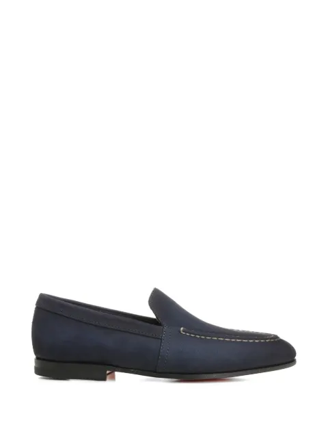 Santoni Malibu suede loafers