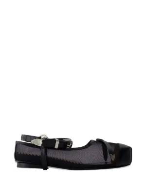 Toga Pulla バックル フラットシューズ | ブラック | FARFETCH JP