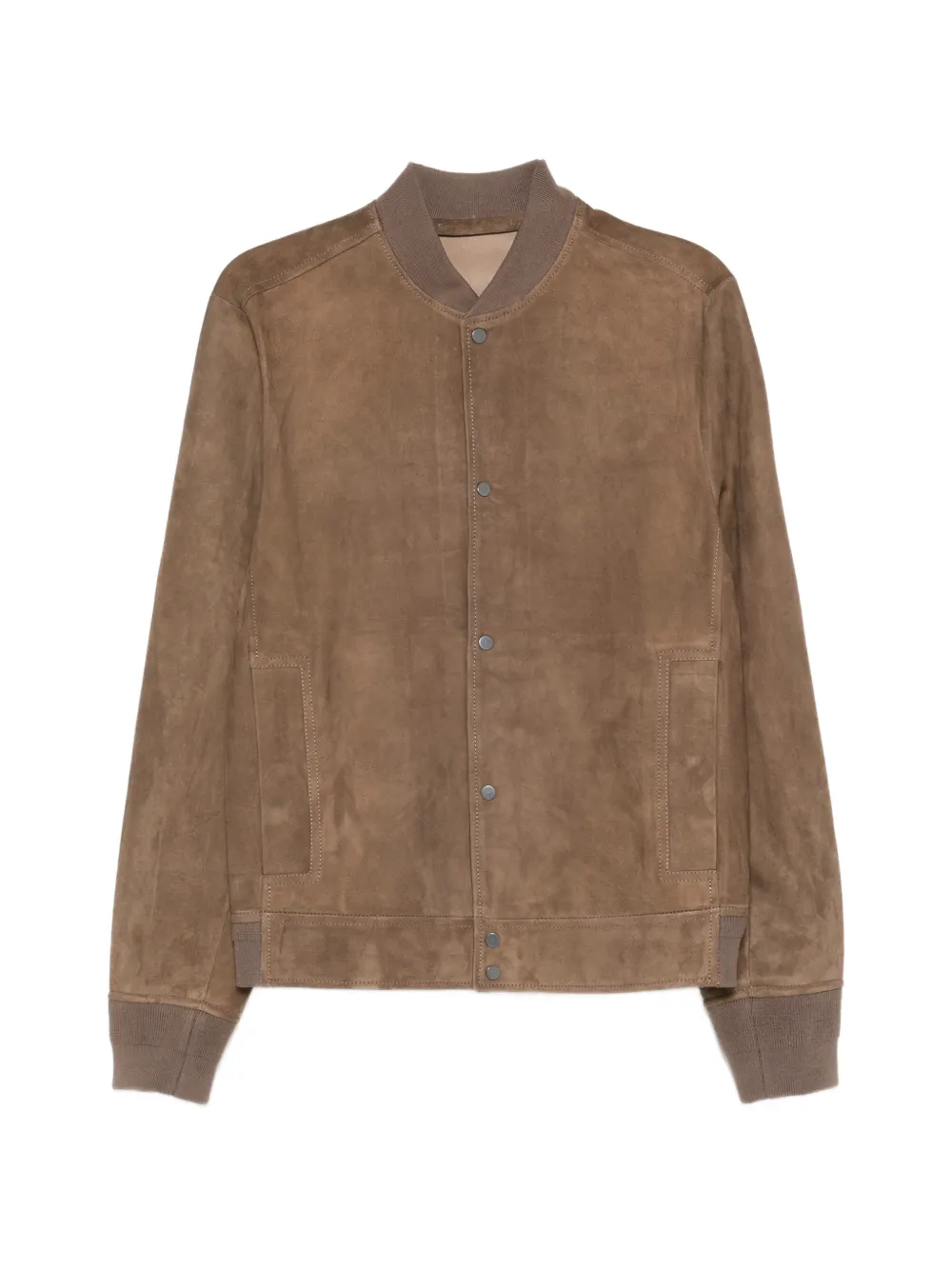 Salvatore Santoro snap-button bomber jacket - Marrone