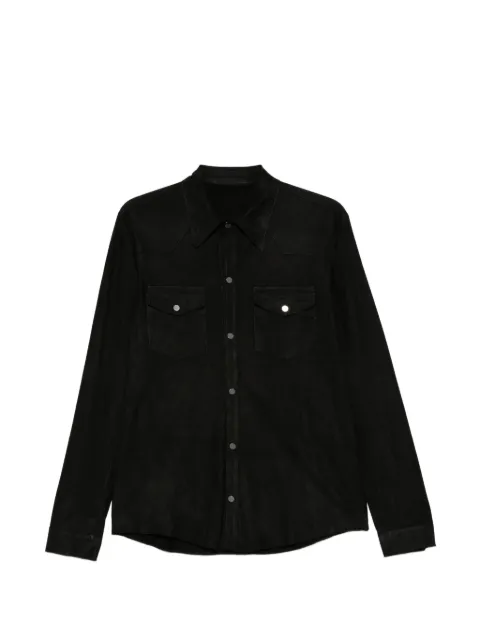 Salvatore Santoro suede shirt