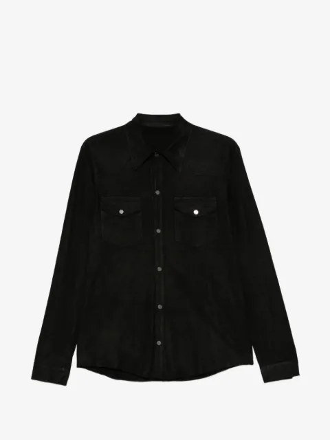 Salvatore Santoro suede shirt