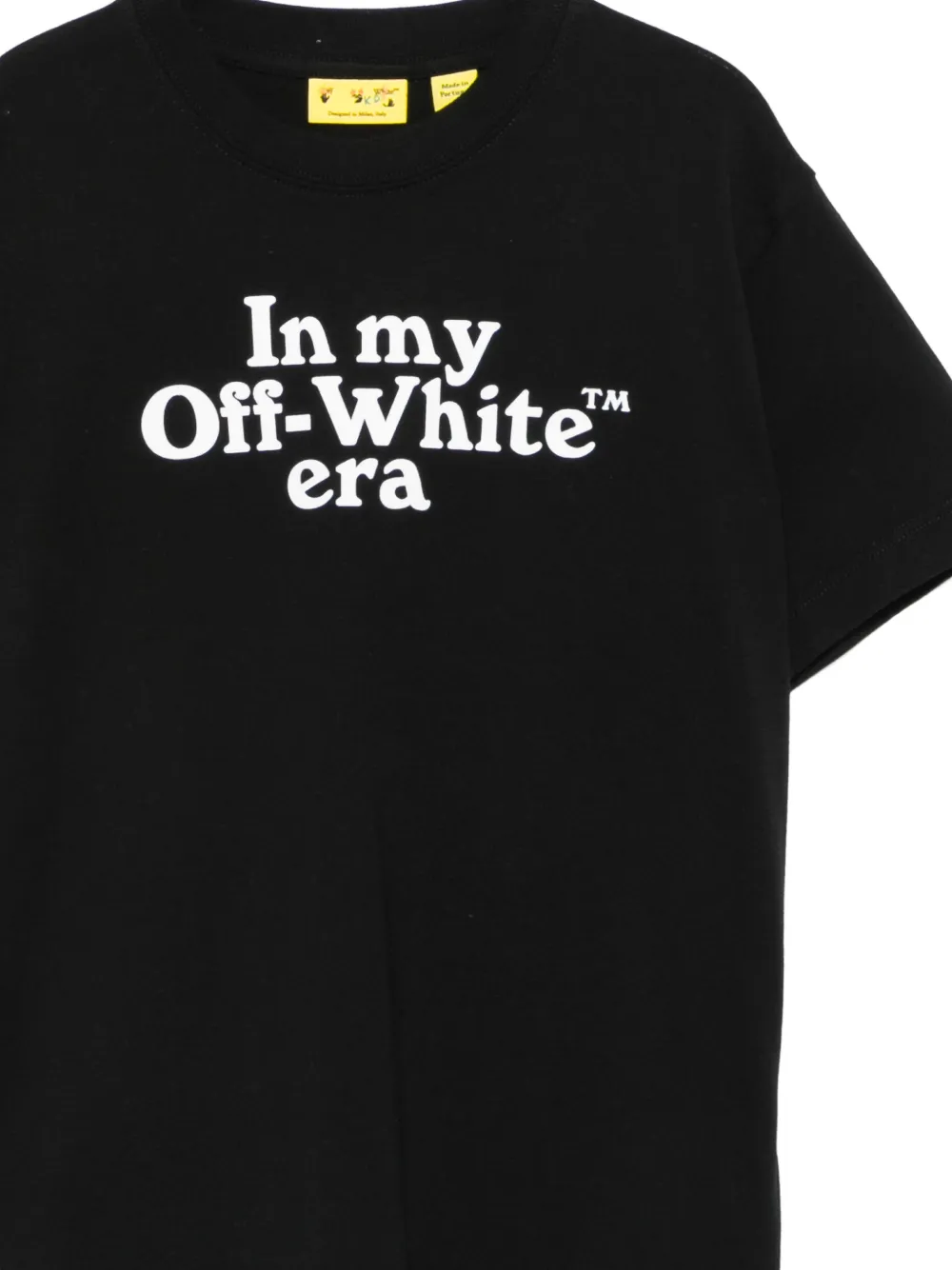  Off-white Kids Graphic-print T-shirt - Black 