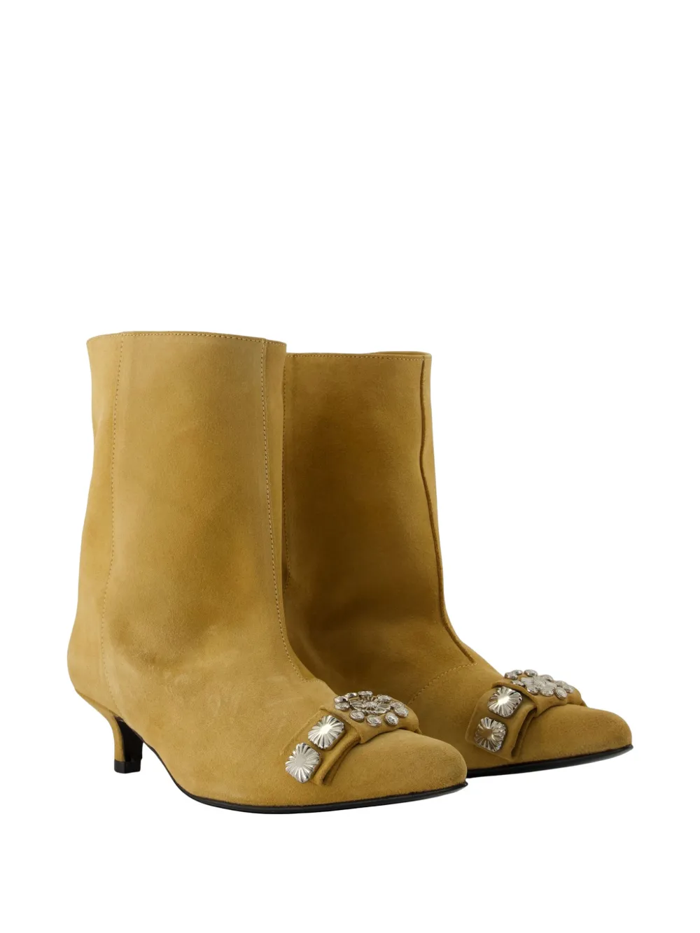 Toga Pulla Verfraaide laarzen met puntige neus Beige