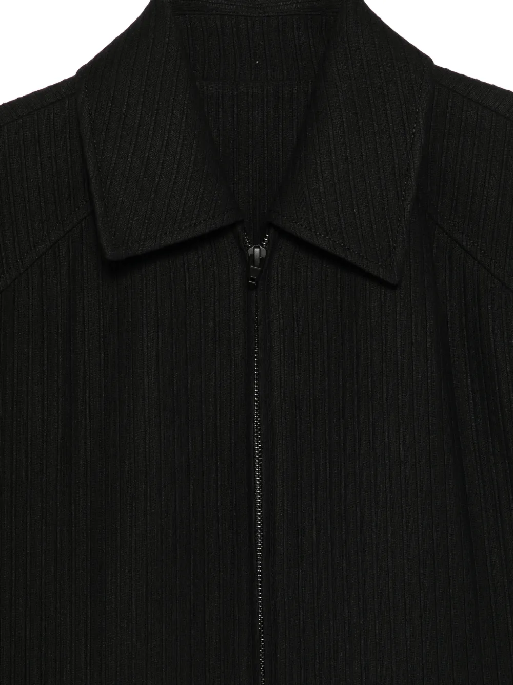  Juun.j Zip Cotton Jacket - Black 