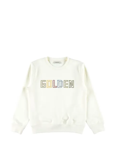 Golden Goose Kids Moletom com bordado