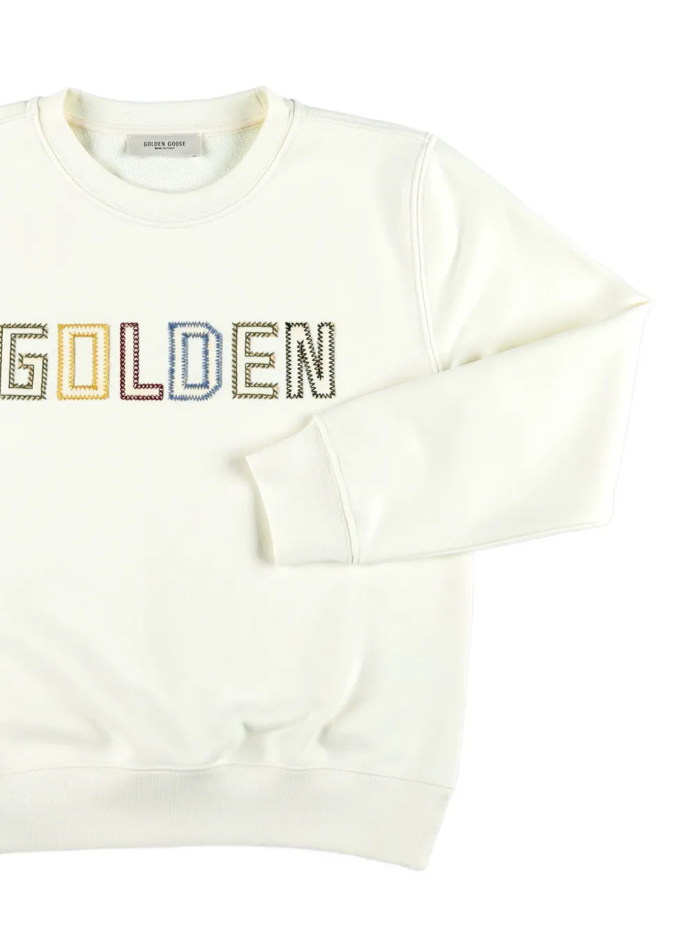 Golden Goose Kids Sweater met borduurwerk Beige